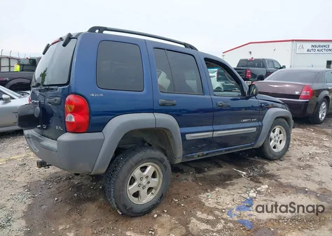 2002 Jeep Liberty Sport from USA, damaged, VIN 1J4GL48K42W199972
